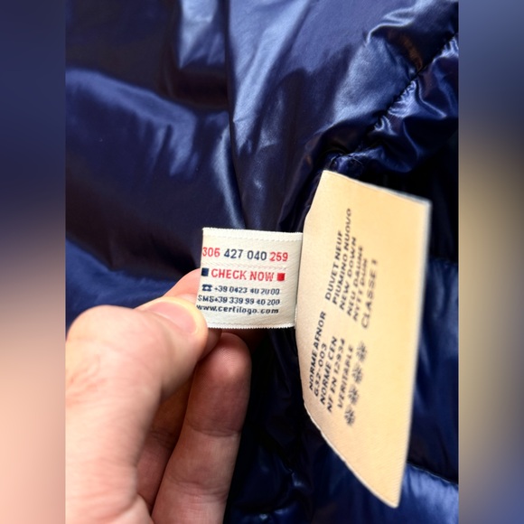 MONCLER Men’s Gui Packable Down Vest in Blue; Size: 2 (With CoA) - Picture 10 of 15